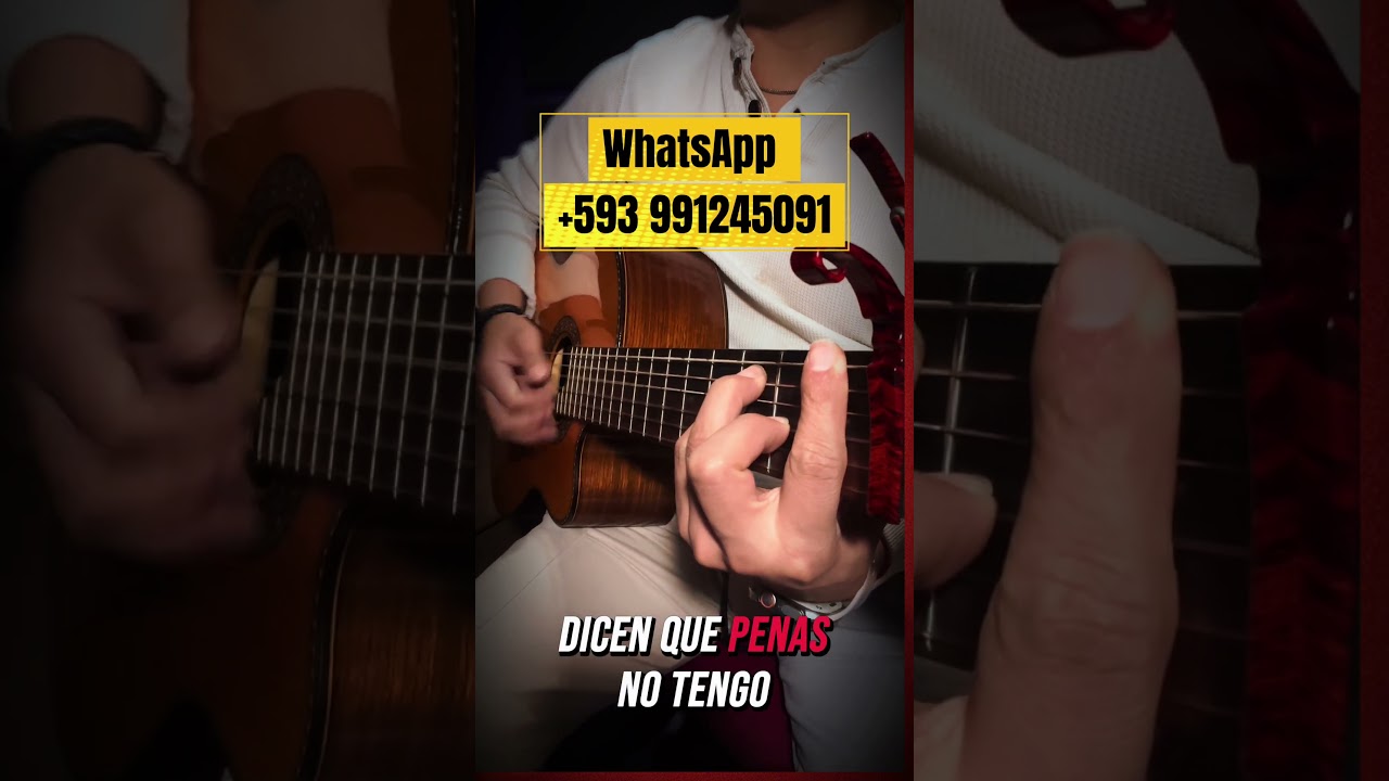 Dicen Que Penas No Tengo 😭Albazo Desdichas Tutorial Guitarra Ecuatoriana