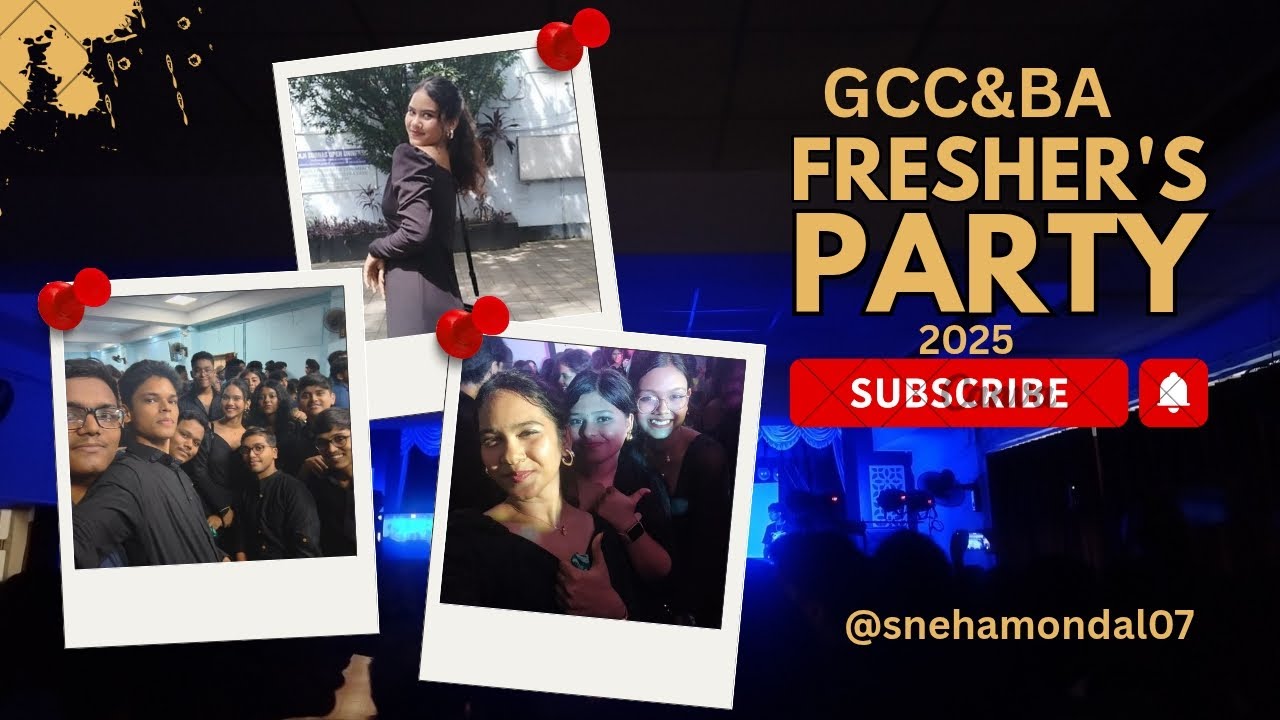 🤩“From Newbies to Memories: Freshers’ Bash 2025”💃🏻