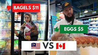 We Were SHOCKED by Grocery Prices in Malaysia 🇲🇾 vs Canada 🇨🇦