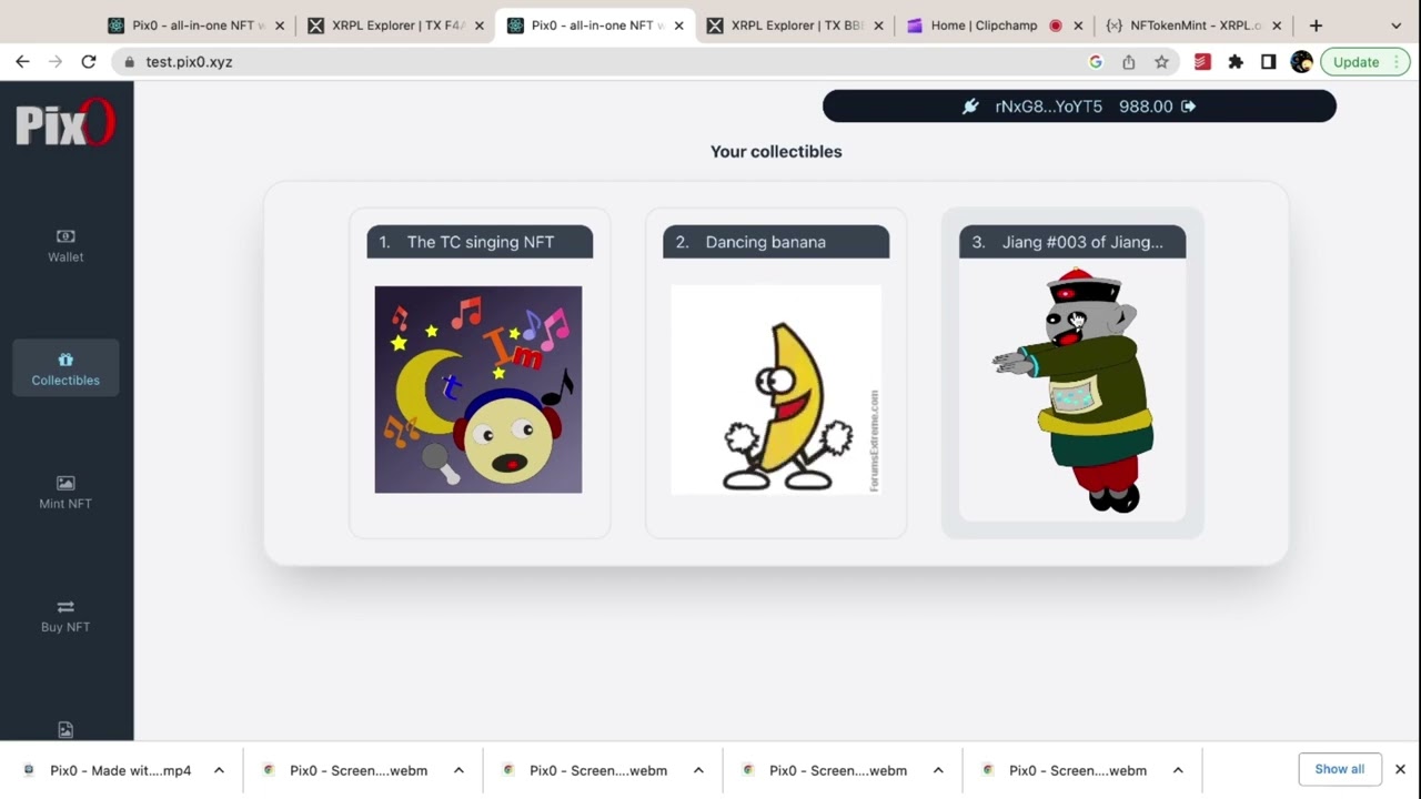 Pix0 - an all-in-one NFT wallet on the XRP Ledger adlı videoyu YouTube'da izle Pix0 - an all-in-one NFT wallet on the XRP Ledger adlı videoyu YouTube'da izle