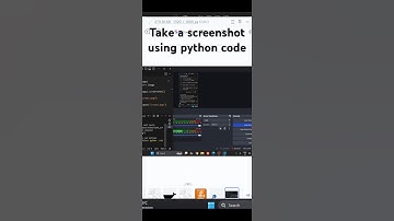 Take a screenshot using python code. #python #coding #codinglife #pythonprogramming #codeeveryday