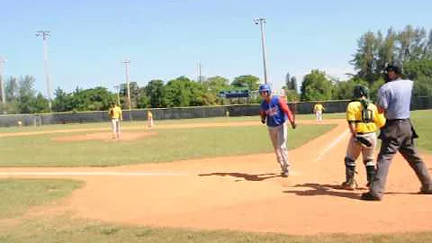 Bears Orlando Aponte strikes out a batter