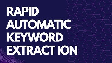 Rapid Automatic Keyword Extraction algorithm | Rake