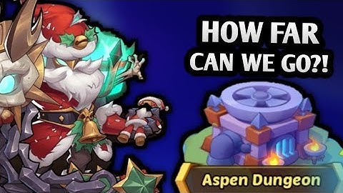 Idle heroes | Pushing ASPEN DUNGEON With LFA!!!