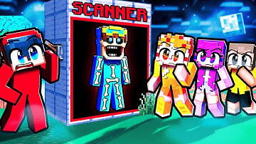 Using a SCANNER to Find My Friends SECRETS in Minecraft!