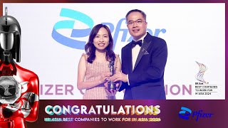 PFIZER CORPORATION HONG KONG LIMITED - 2024 Hong Kong HR Asia Best Companies to Work for in Asia