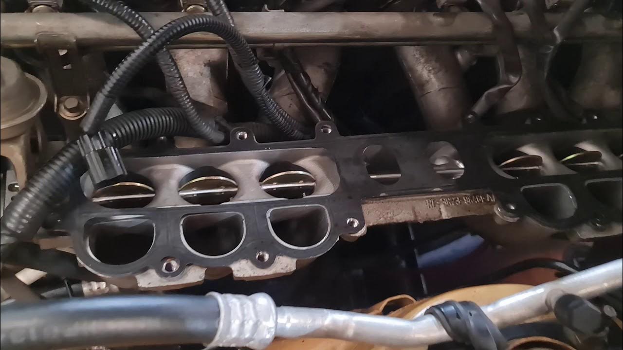 ford falcon ba bf xr6 6 cylinder intake manifold clean YouTube