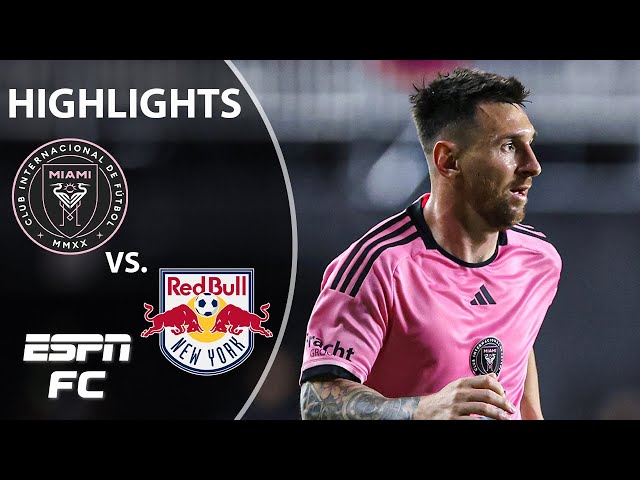 MESSI MAKES HISTORY 🙌 Inter Miami vs. New York Red Bulls | MLS Highlights class=