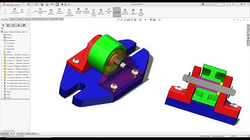 Assembly exercise Nr. 8! SolidWorks Tutorial 2020! Learn from homee :D