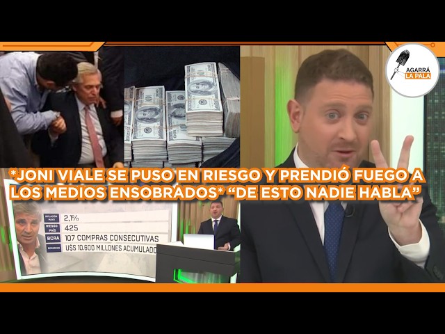 JONI VIALE SE PUSO EN RIESGO Y FILTRÓ CANALES ENSOBRADOS ANTI-MILEI: "NADIE HABLA DE LA CAUSA SIRA"