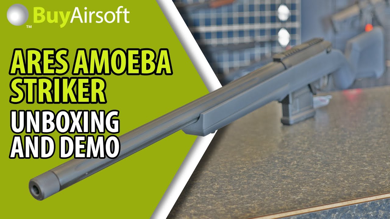 BuyAirsoft: Ares Amoeba Striker Unboxing, Tutorial and Demo