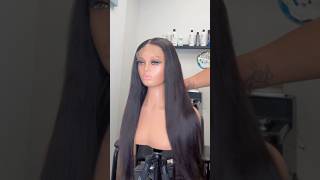 Amber wig #gluelesswigs #wigs #gluelesswigtutorial #middlepartwig #wigmaker #howtomakeagluelesswig