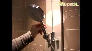 HansGrohe - Raindence - Douchepaneel opbouw met chroom armaturen