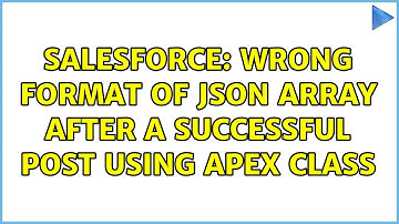 Salesforce: Wrong format of JSON Array after a successful POST using Apex Class