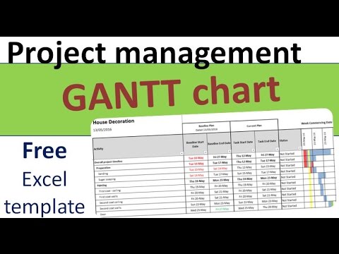 Gantt project excel