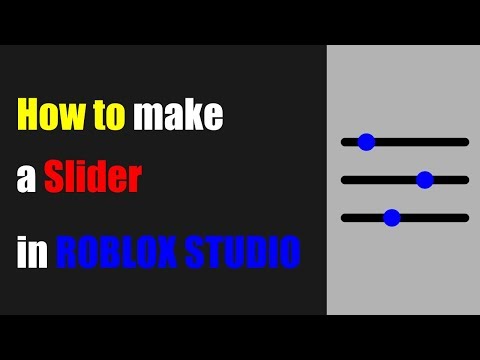 How To Make A Ui Slider In Roblox Studio Youtube - roblox slider gui