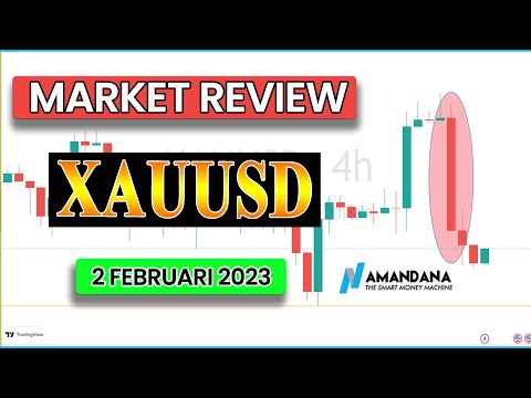 MARKET REVIEW XAUUSD / GOLD, BEARISH ENGULFING (Analisa 2 Februari 2023)