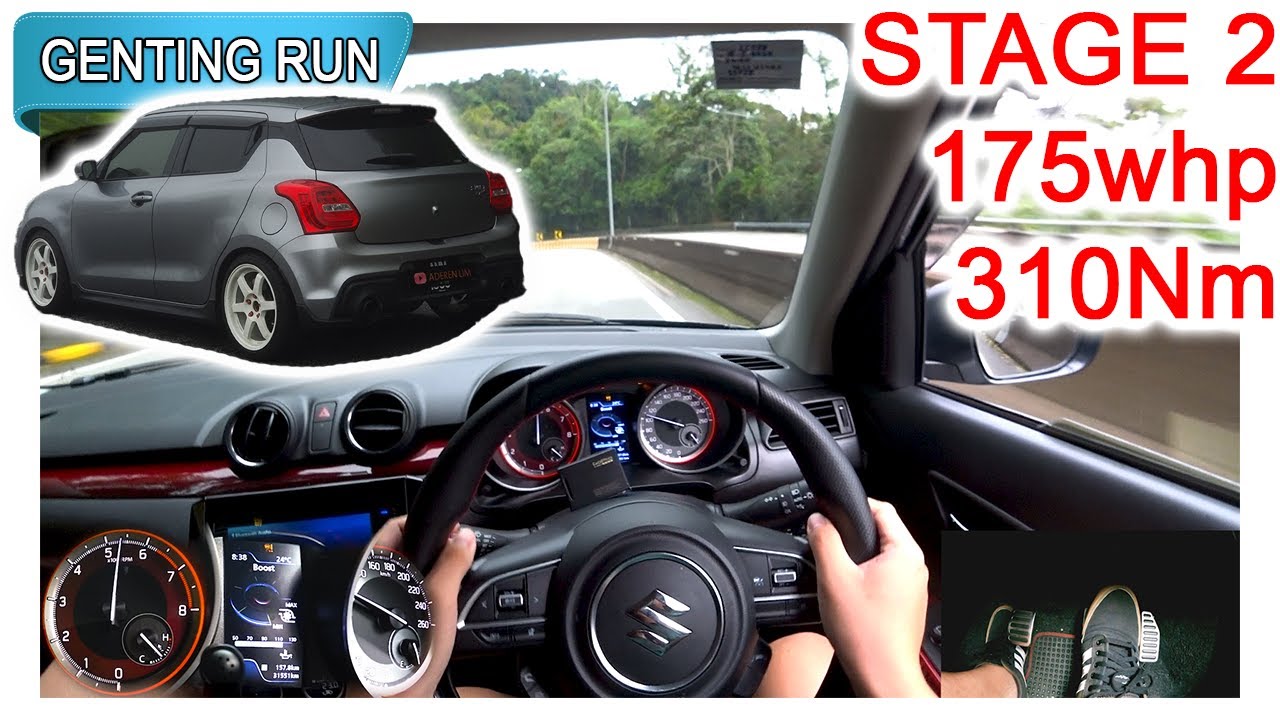 Stage 2 ZC33s Suzuki Swift Sport 6MT | Malaysia #POV [Test Drive] [Genting Run 冲上云霄] [CC Subtitle]