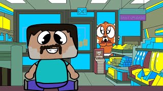 Awooga But Its I AM STEVE | A MINECRAFT MOVIE ANIMATION MEME @FoxBee