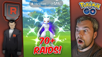 Over 70 Shiny Shadow Mewtwo Raids defeated & ✨THIS✨ is what we got! (Pokémon GO)
