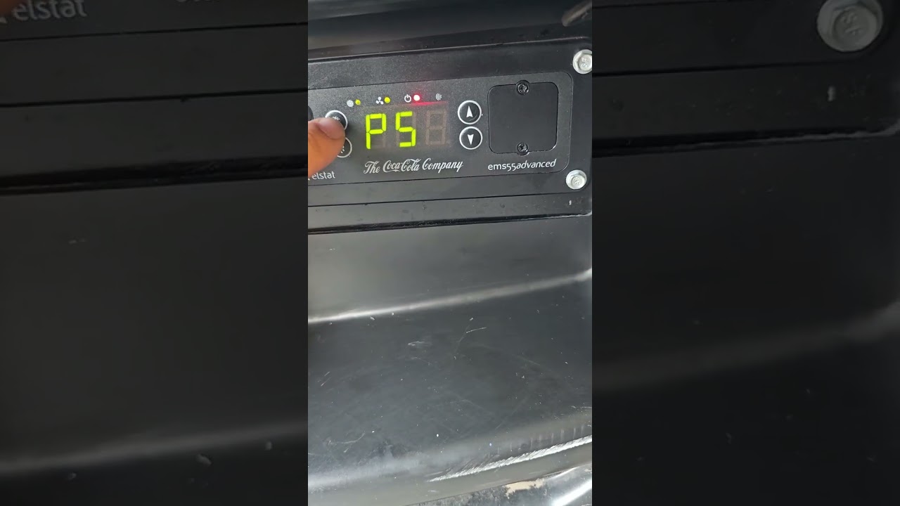 Coca-Cola cooler, how ajasting temperature