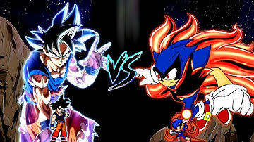 Manga Goku V3 OP VS Sonic Baryon Mode V2 OP in Mugen