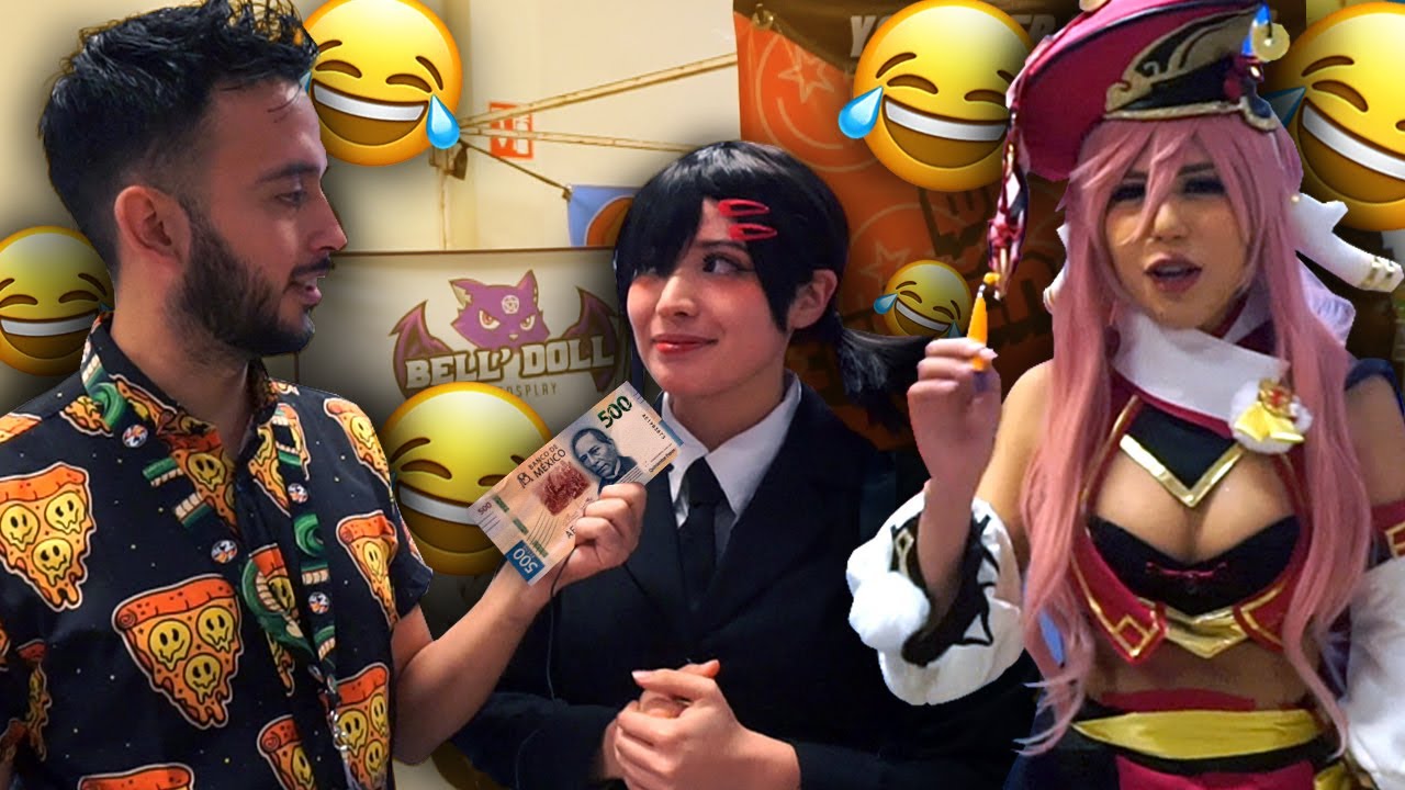 SI ME HACES REIR TE DOY $500 en la ANIME FEST MONCLOVA