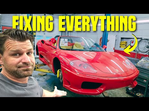 The Truth Behind Ferrari Ownership – Attempting to Fix Everything wrong on my $400 Ferrari Myself