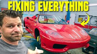 The Truth Behind Ferrari Ownership - Attempting to Fix Everything wrong on my $400 Ferrari Myself