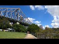 브리즈번 시티 저전거 타기 riding bicycle city