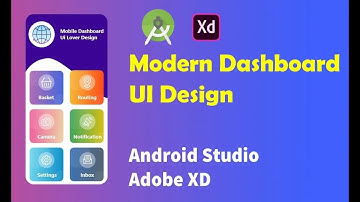 Android UI Design Mobile dashboard UI Tutorial - no 6 | Best App material design android studio 2023