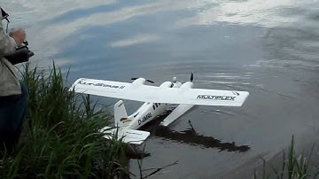Multiplex TwinStar with floats - take off