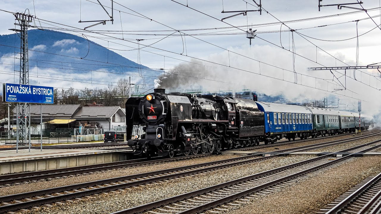 Parný vlak 🚂 Škoda 68Lo 
