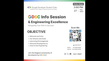 GDSC Info Session & Engineering Excellence