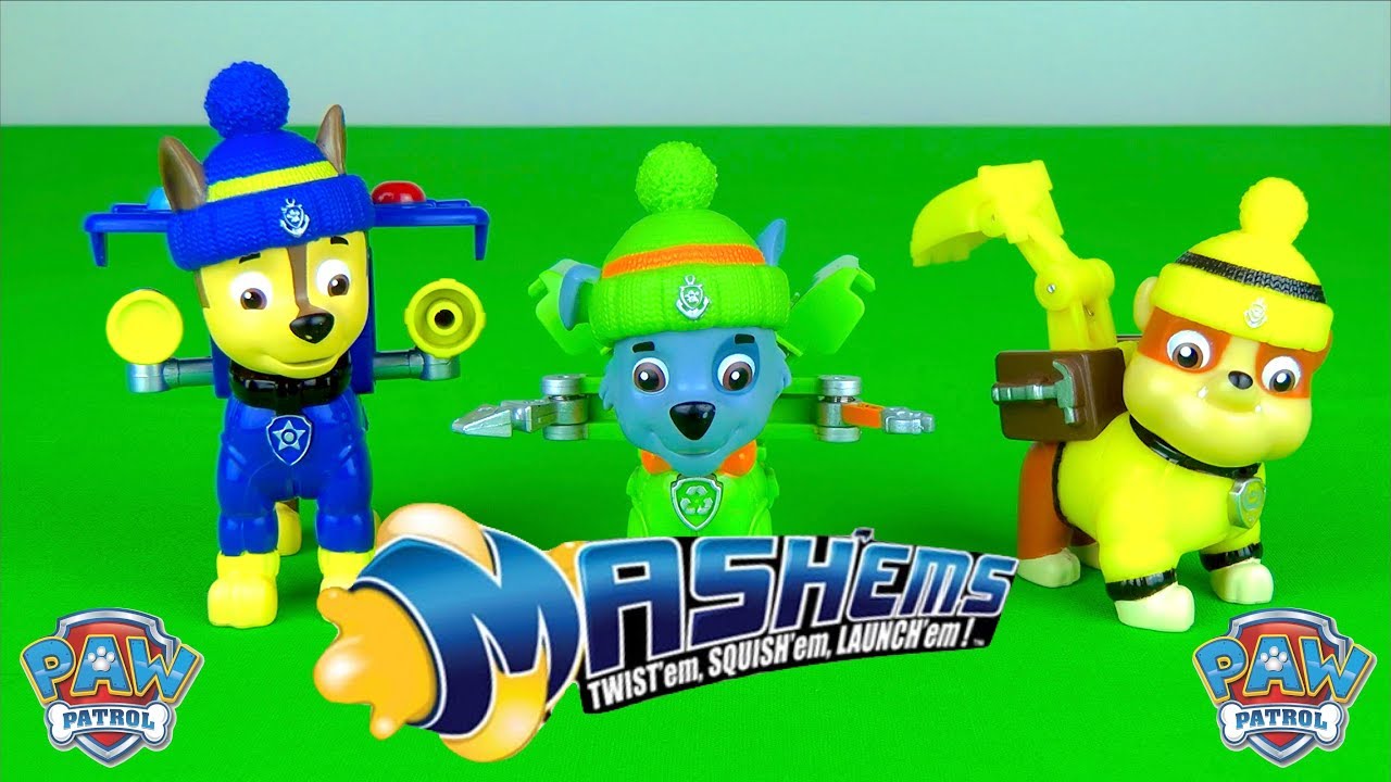 Paw Patrol Mashem Surprise Toy Adventure Video for little kids Toy Factory TV