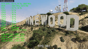 GTA V msaa x8 - GTX 1070 & Xeon 1241 v3 [FPS Test]