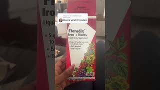 Floradix Iron and Helbs supplement #floradix #anemia #lowiron #ironsupplements