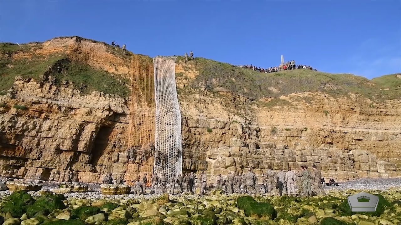 Rangers Climb Pointe Du Hoc 75 Years Later