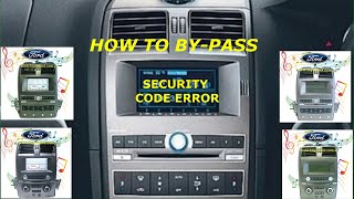 HOW TO FIX AND REPAIR || BY PASS SECURITY CODE ERROR IN FORD BA BF STEREO SYSTEM 2003-2007 screenshot 5