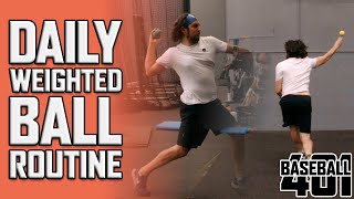 Trevor Bauer's Daily Weighted Ball Routine And Drill Breakdown | Baseball 401