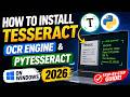 How to Install Tesseract OCR & PyTesseract on Windows (2026) ✅ Step-by-Step || Titan Spy ||