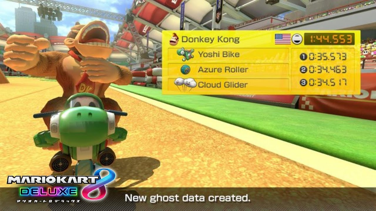 Excitebike Arena 144.553 by Roberto (Mario Kart 8 Deluxe Inward Bike