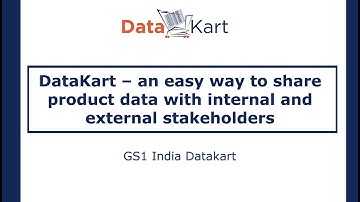 DataKart - An easy way to share product data with internal & external stakeholders