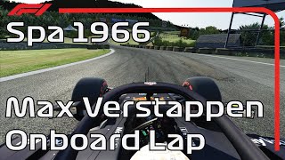 Max Verstappen | 1966 Spa-Francorchamps | F1 2020 | Assetto Corsa Onboard