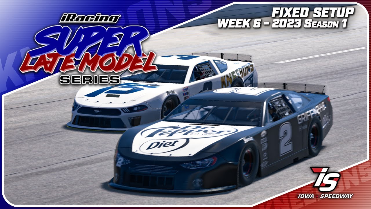 Super Late Models Iowa Speedway Iracing Youtube