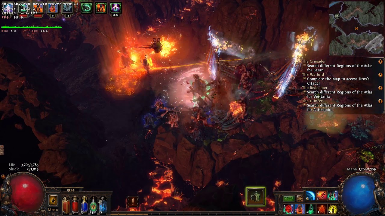 Path of Exile - Proton 4.21 GE2 DXVK