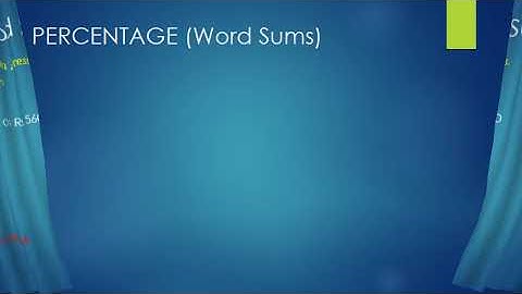 Class 5, Mathematics (Exercise 12 B) Percentage by Shweta Gupta