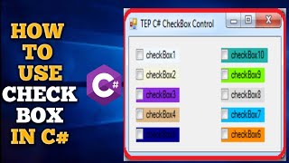 CheckBox C# | Checkboxes | How to create and use checkbox in c# visual studio | C# CheckBox