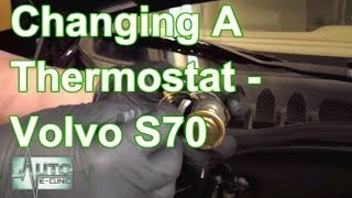 How to Replace a Thermostat - 1998 Volvo S70 2.4