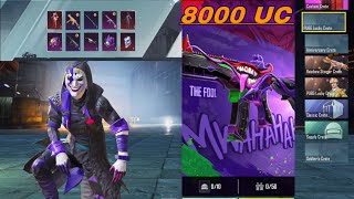 THE FOOL SET 😈 LUCKY CRATE OPENING 8000 UC | PUBG MOBILE | AhmadXai Gaming |